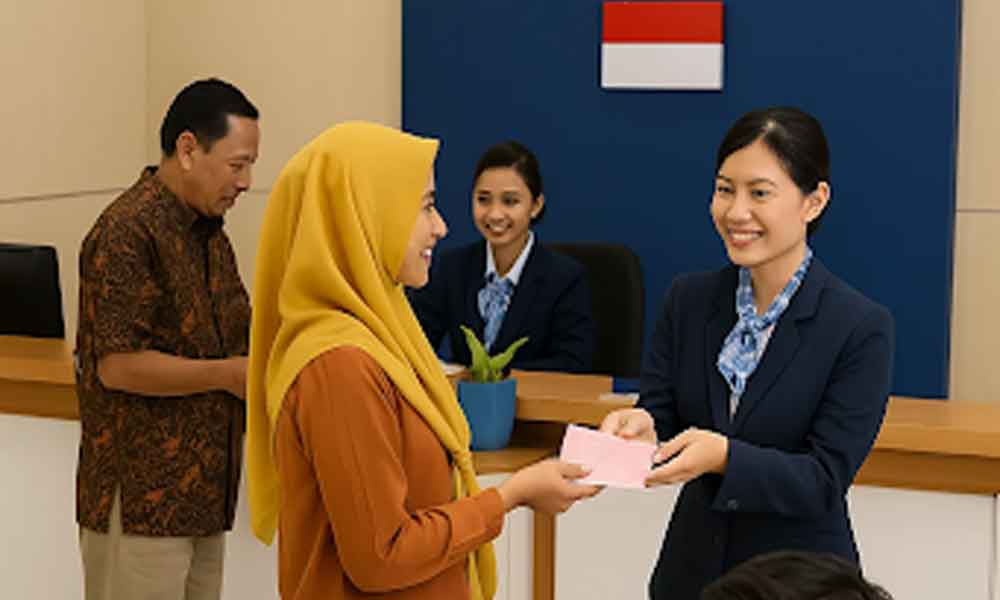 Happy family with financial security